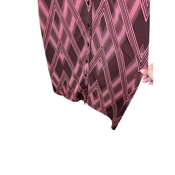 Vintage Wanted Clothing Y2K Retro Button Front MIDI Dress Size M - Picture 5 of 10